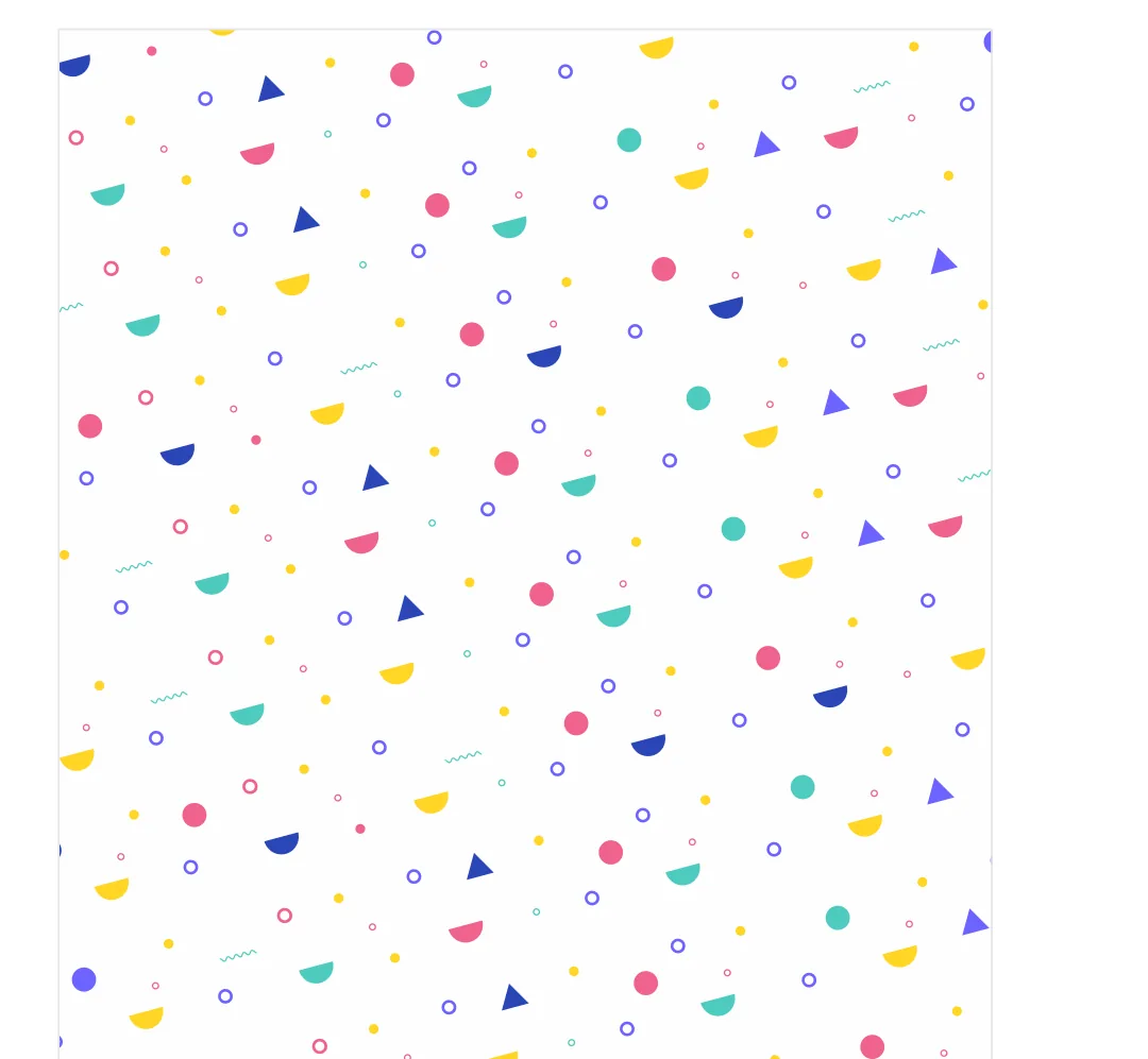 The Loancart pattern on white